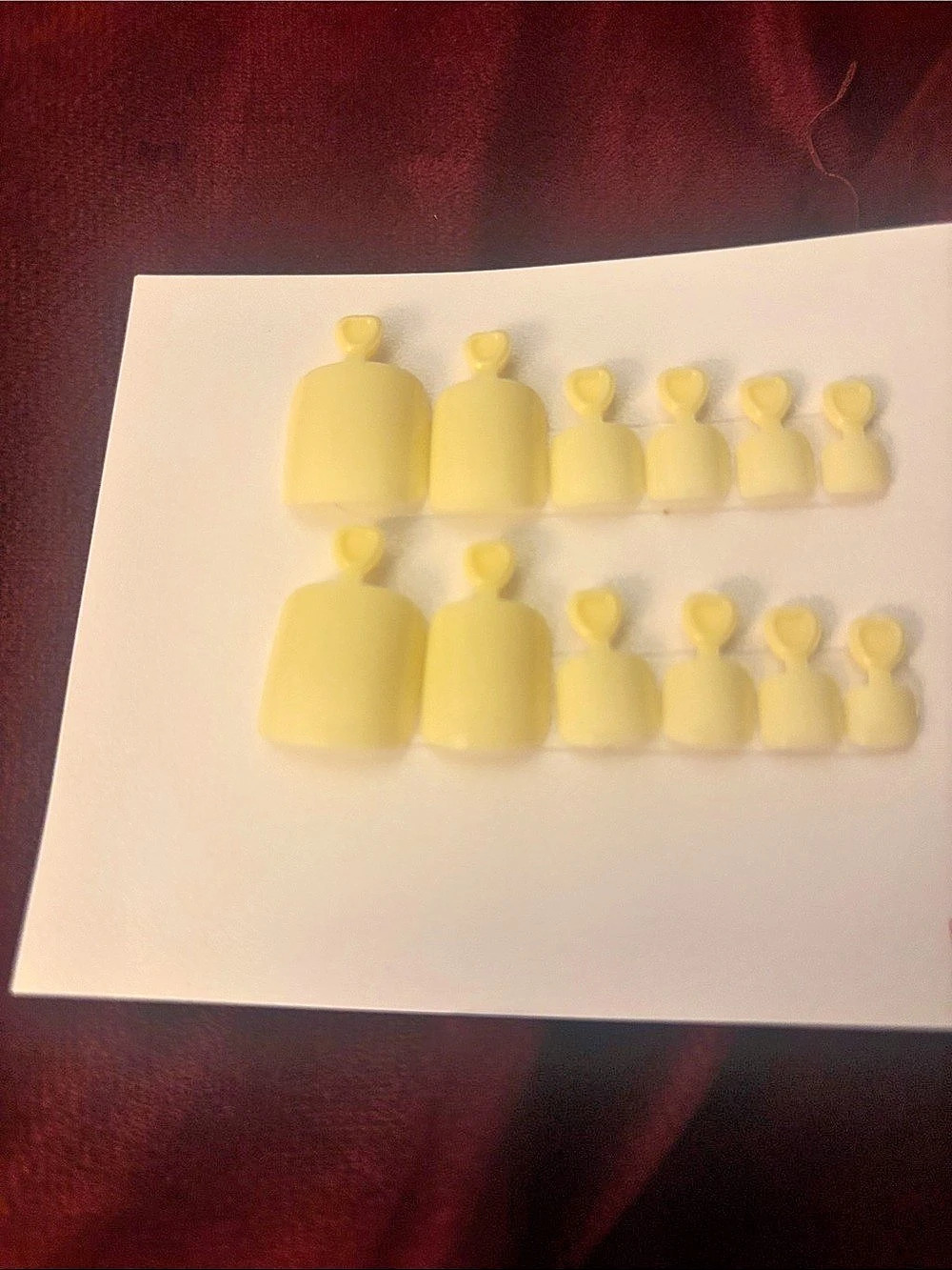 Yellow Press-On Nails